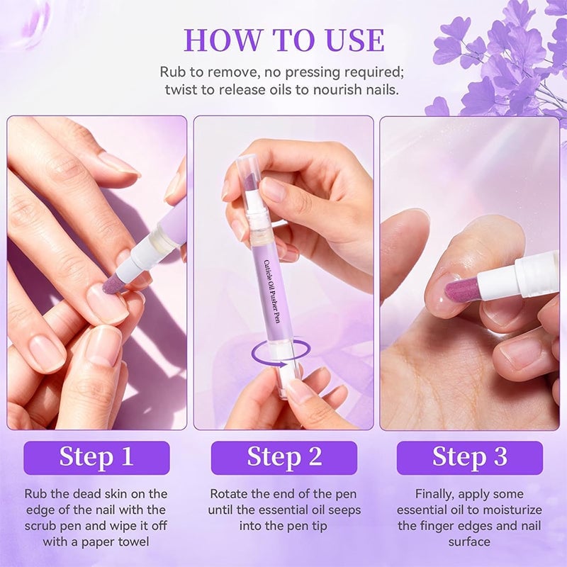 Cuticle Pusher Oil Pen