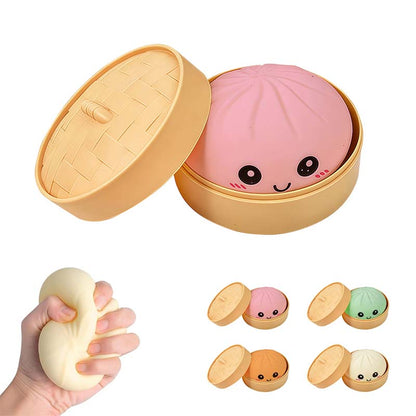 Steamed Bun Squishy Toy (Fun Squeeze Toy)