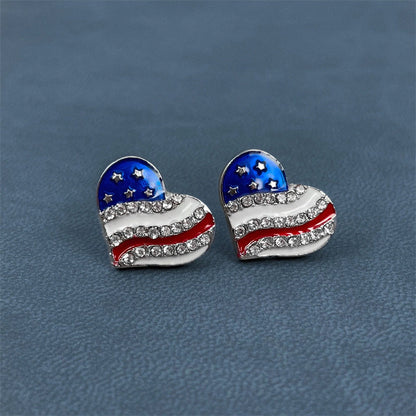 American Heart Stud Earrings