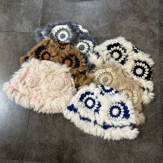 Cozy Handmade Crochet Flower Hat