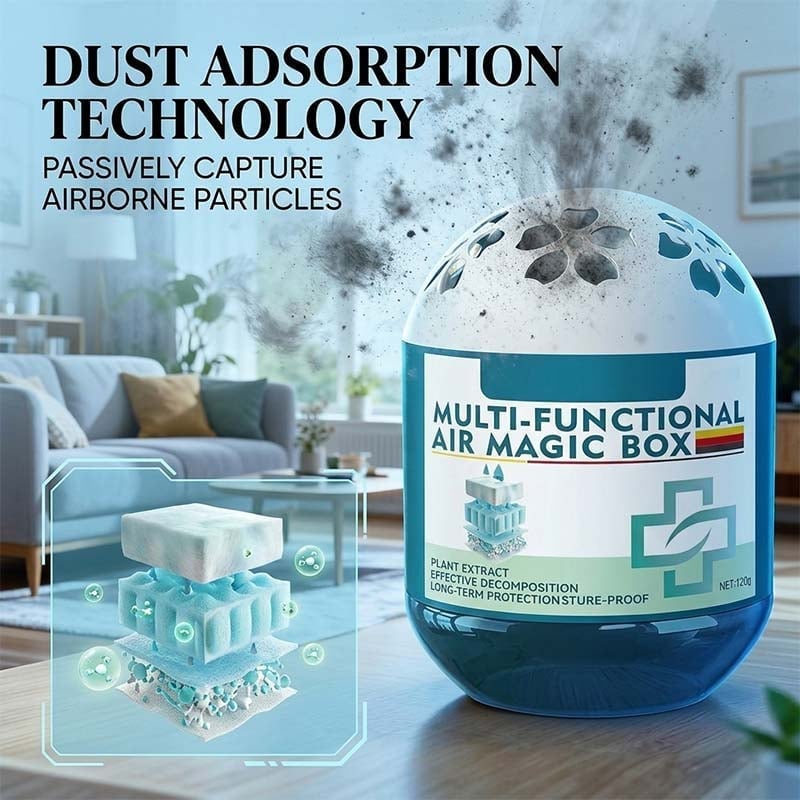 Magic Bead Box for Odor and Dust Removal