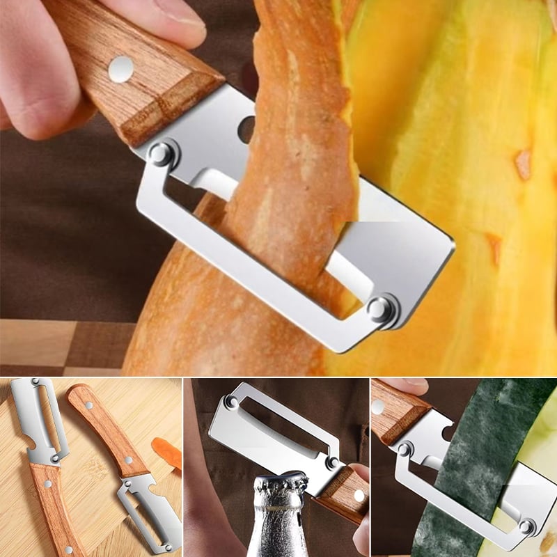 Kitchen Multi-Function Stainless Steel Thickened Fruit Peeler Knife
