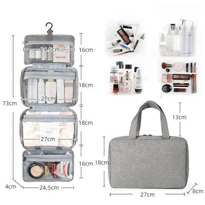 Water-resistant Toiletry Bag Travel Bag with Hanging Hook
