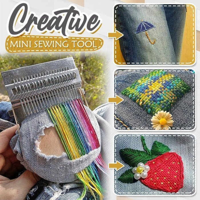 Darning Weaving Loom Kit