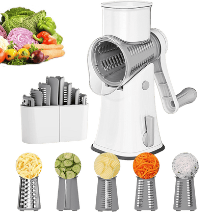 5 in 1 Rotary Cheese Grater Shredder