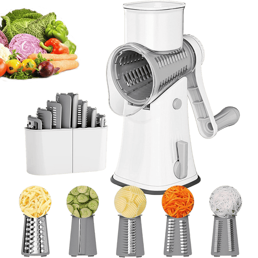 5 in 1 Rotary Cheese Grater Shredder