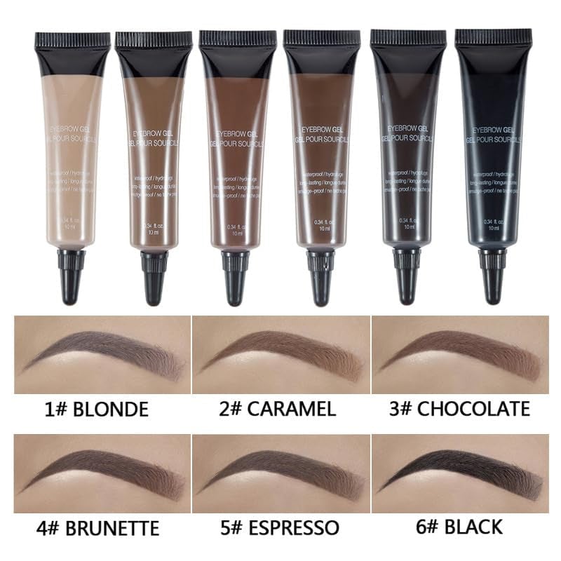 Long-lasting Waterproof Smudge-proof Liquid Eyebrow Gel
