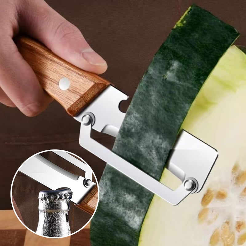 Kitchen Multi-Function Stainless Steel Thickened Fruit Peeler Knife
