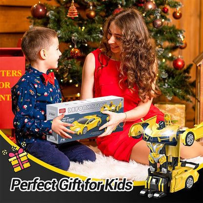 Remote Control Transforming Robot Car