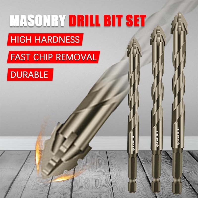 Practical Four Blade Serrated Eccentric Drill