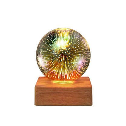 Colorful LED Crystal Ball Night Lamp