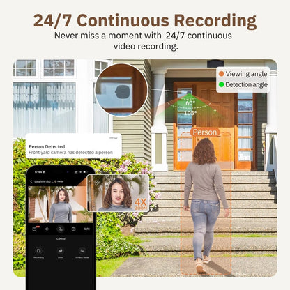 Upgraded WiFi Window Camera