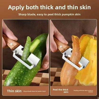 Kitchen Multi-Function Stainless Steel Thickened Fruit Peeler Knife