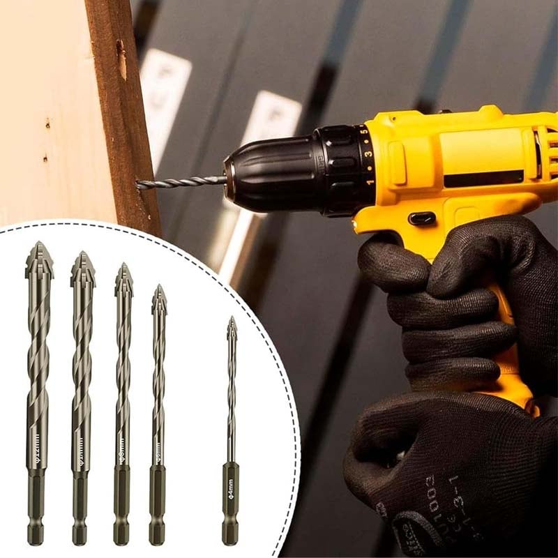 Practical Four Blade Serrated Eccentric Drill