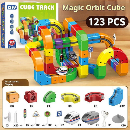 3D Stem Electric Train Set