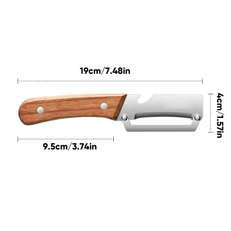 Kitchen Multi-Function Stainless Steel Thickened Fruit Peeler Knife