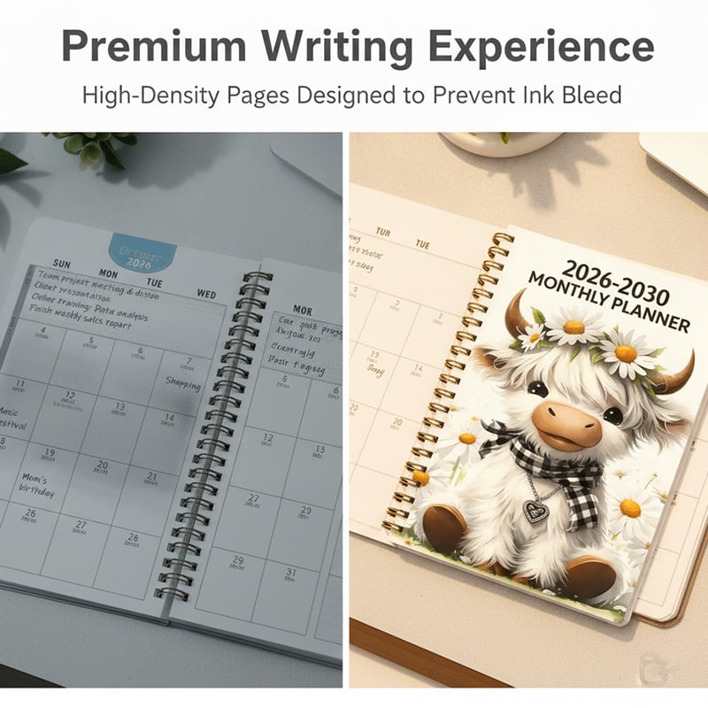2026-2030 Monthly Planner