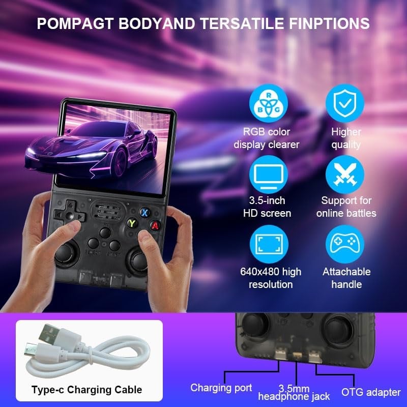 Retro Handheld Game Console Portable