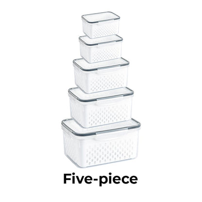 Food Storage Containers for Fridge with Removable Colander