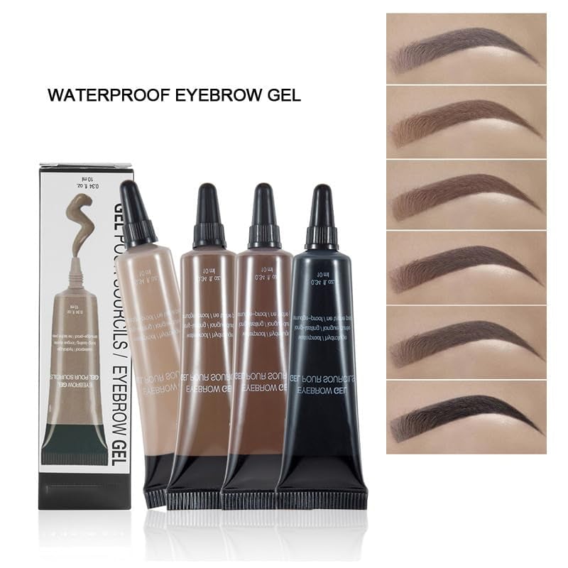 Long-lasting Waterproof Smudge-proof Liquid Eyebrow Gel