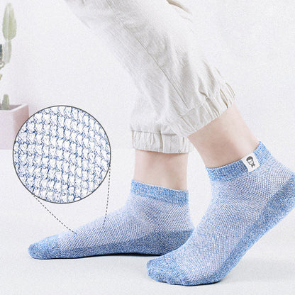 Men‘s Business Breathable Anti-bacterial Deodorant Socks（5PCS）