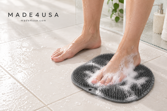 Shower Foot & Back Scrubber, Massage Pad