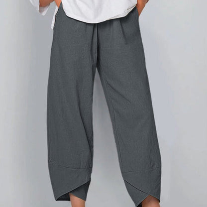Cotton Linen Casual Pants