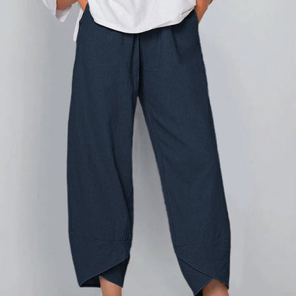 Cotton Linen Casual Pants
